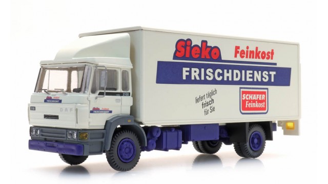 DAF Kantelcabine, kofferopbouw "Sieko Frischdienst"