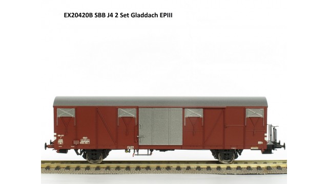 SBB Güterwagen J4 24101, J4 24104 Ep. 3