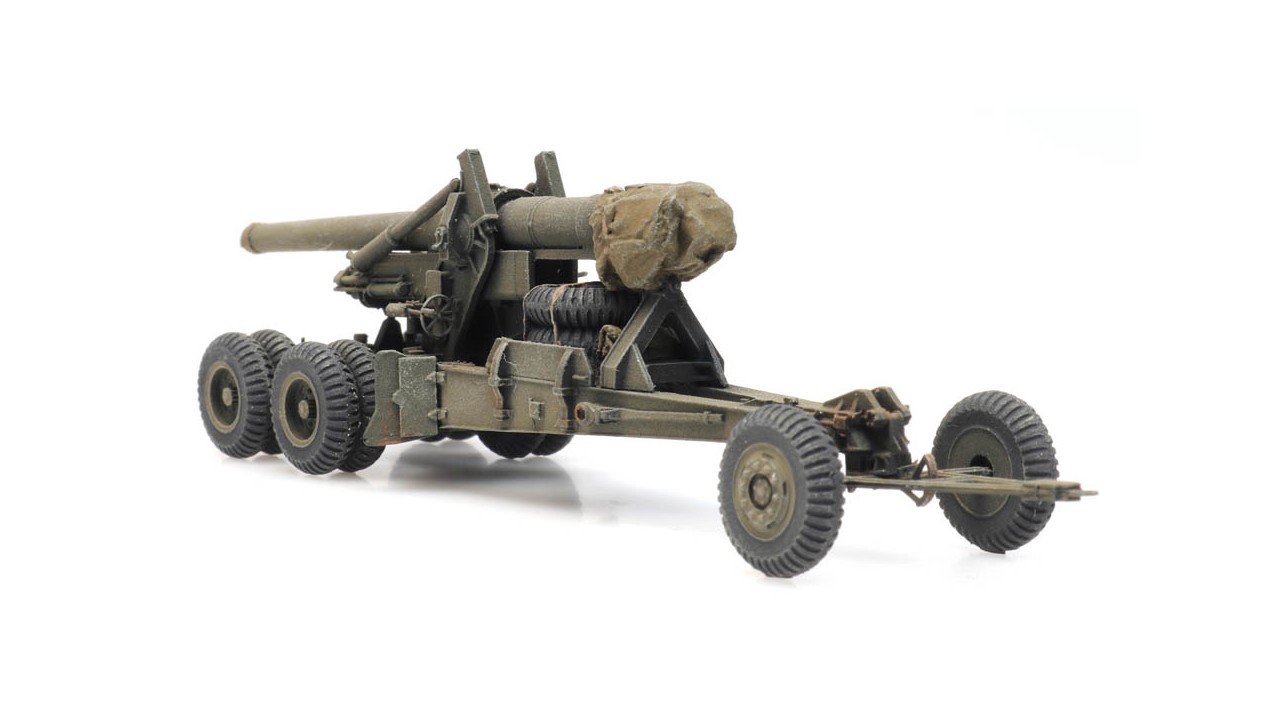 US 155mm Gun M1 ‘Long Tom’ transport mode