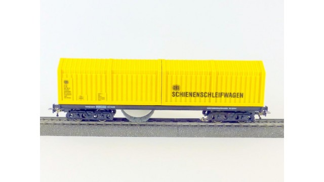 H0 Rail/rijdraadslijpwagen met sensor (DC/DCC)