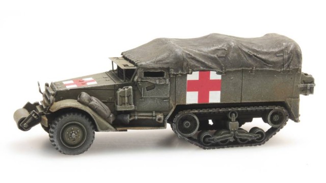 Kant-en-klaar, US HALFTRACK M3A1 Ambulance