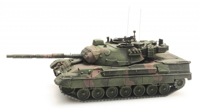 kant-en-klaar, B Leopard 1A5 camo Belgisch leger