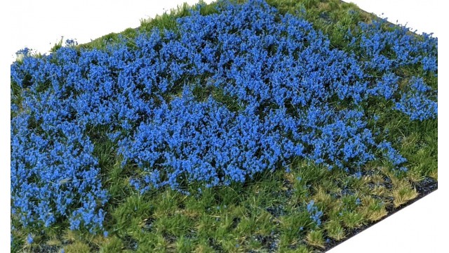 Layered Tufts Flowers Blue 2-6mm