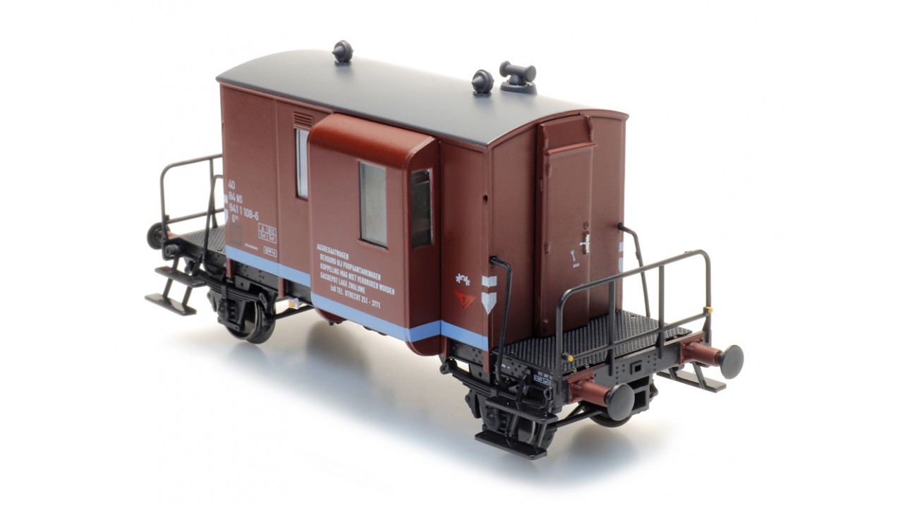 DG 108-6 Aggregaatwagen, bruin, Periode IV