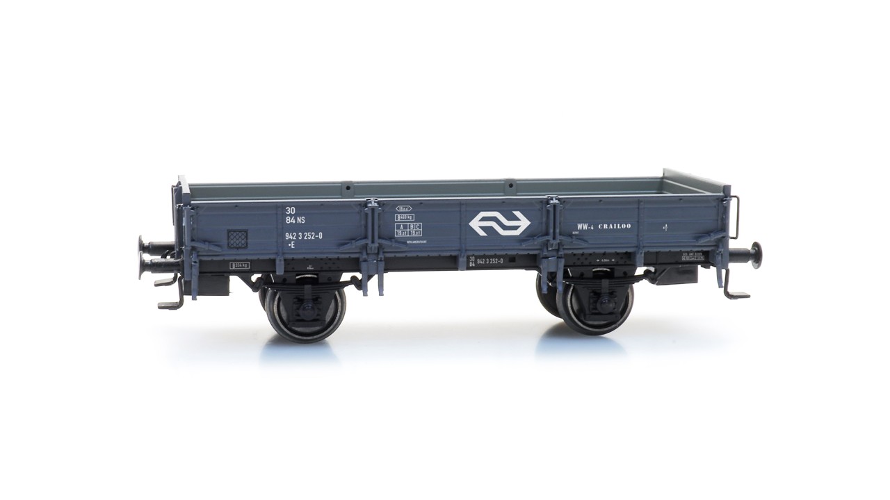 Zandwagen 252-0 onberemd NS-logo rollagers Depot Crailoo IV