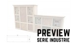 Exclusief: Industrie facade met deur 120mm