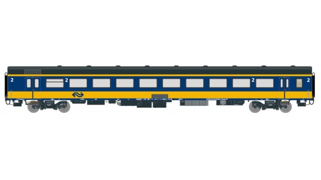 NS ICRm Garnitur 4 Reisezugwagen B (Neue farbe Gelb / Blau) 