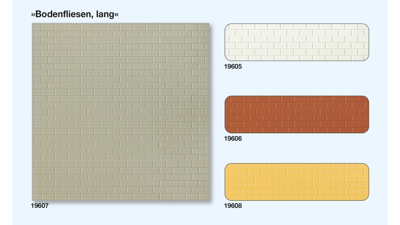 Bodenfliesen, lang. Terrakott