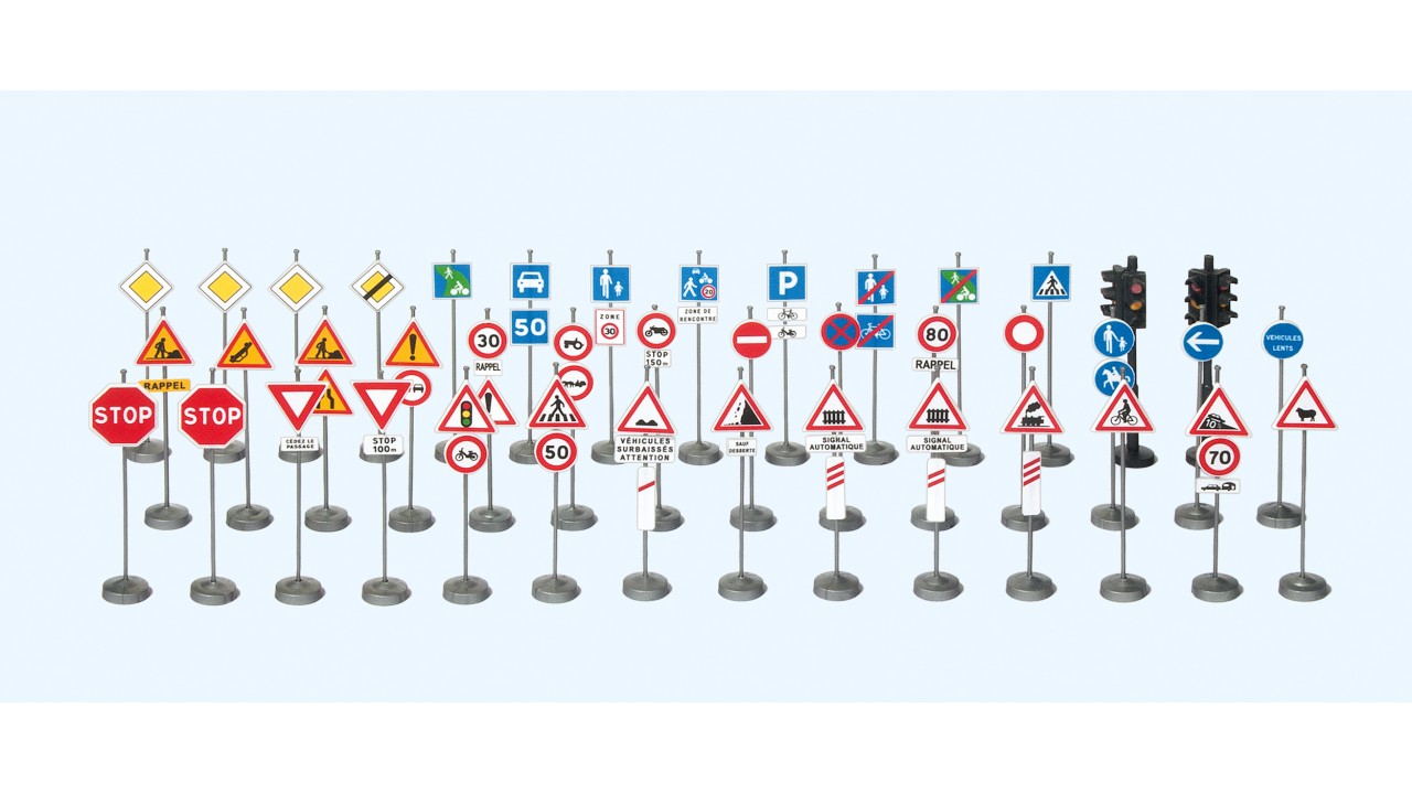 Verkehrszeichen. Frankreich