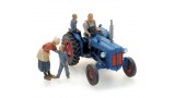 Boerenfamilie op de tractor (3x)