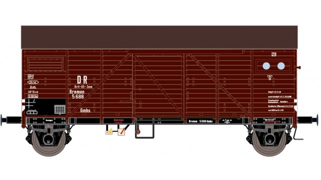 DR Brit-US-zone Bremen Gmhs35 Güterwagen