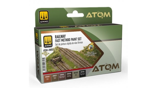 ATOM RAILWAY FAST METHOD PAINT SET