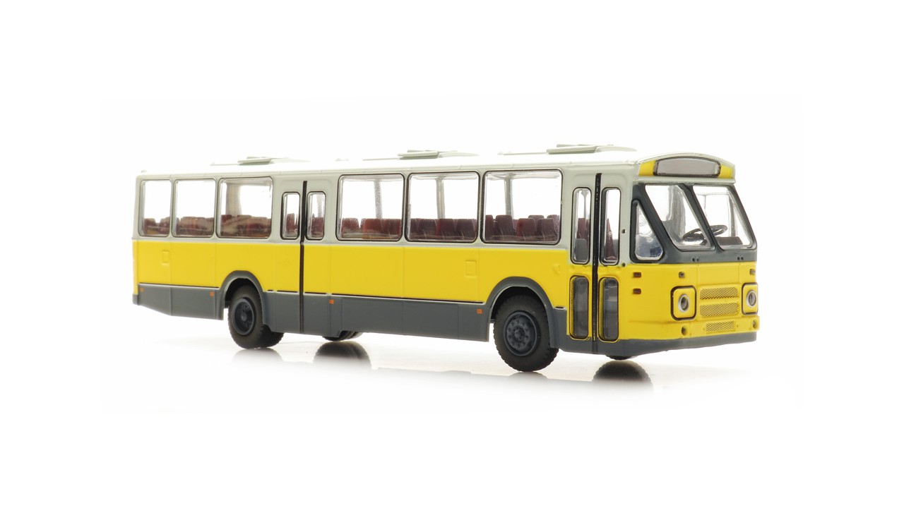 Streekbus onbedrukt, DAF front 2, Middenuitstap