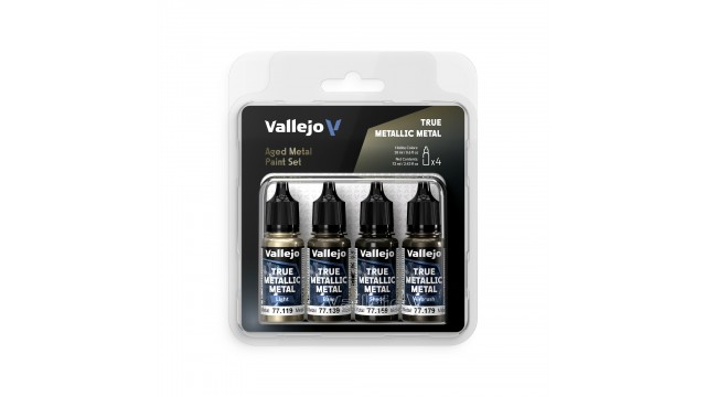 Treu Metallic Metal Paint Set