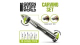 Carving Tool Set with 10 chisel tips