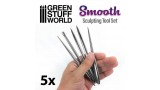 Smooth sculpting tools, 5 pcs