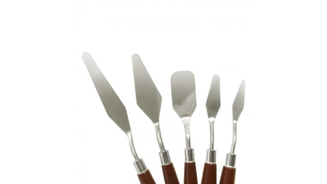 Palette knife tools, 5 pcs