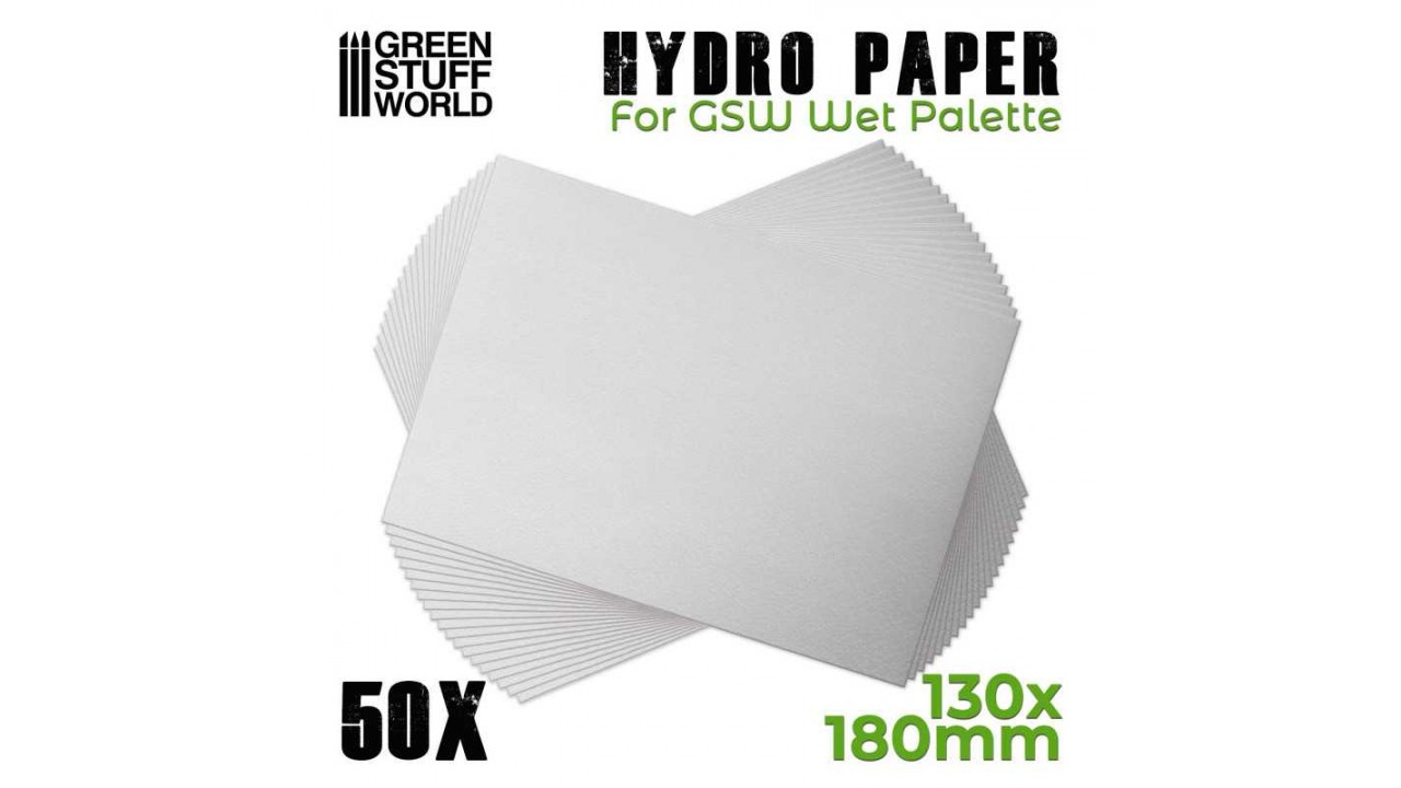 Hydro Paper Sheet 130x180mm, 50 pcs