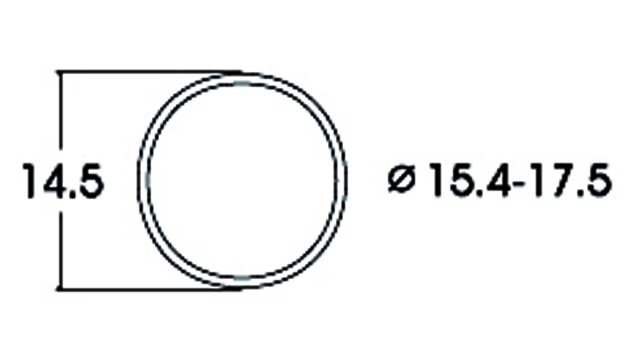 Slipband 15,4 - 17,5mm