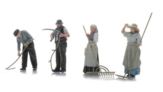 Hooimaaiers met zeis (4x)