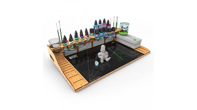Paint Station with Cutting Mat