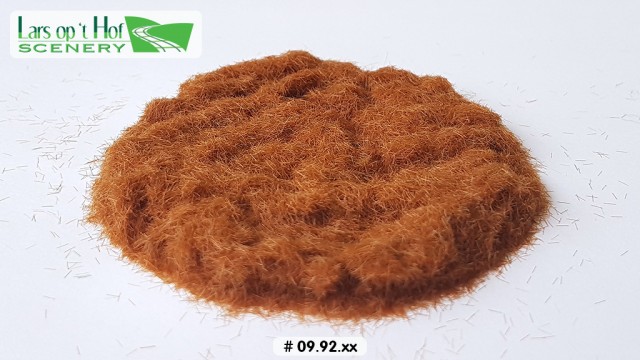 Grasvezels - bruin, 2mm, 50 gram