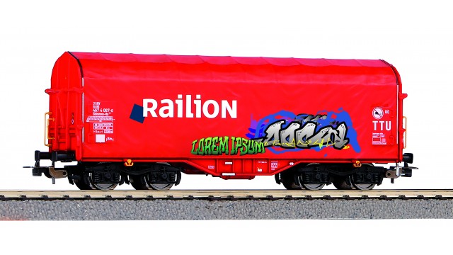 NL2021, Schuifwandwagen Railion NS Graffiti V