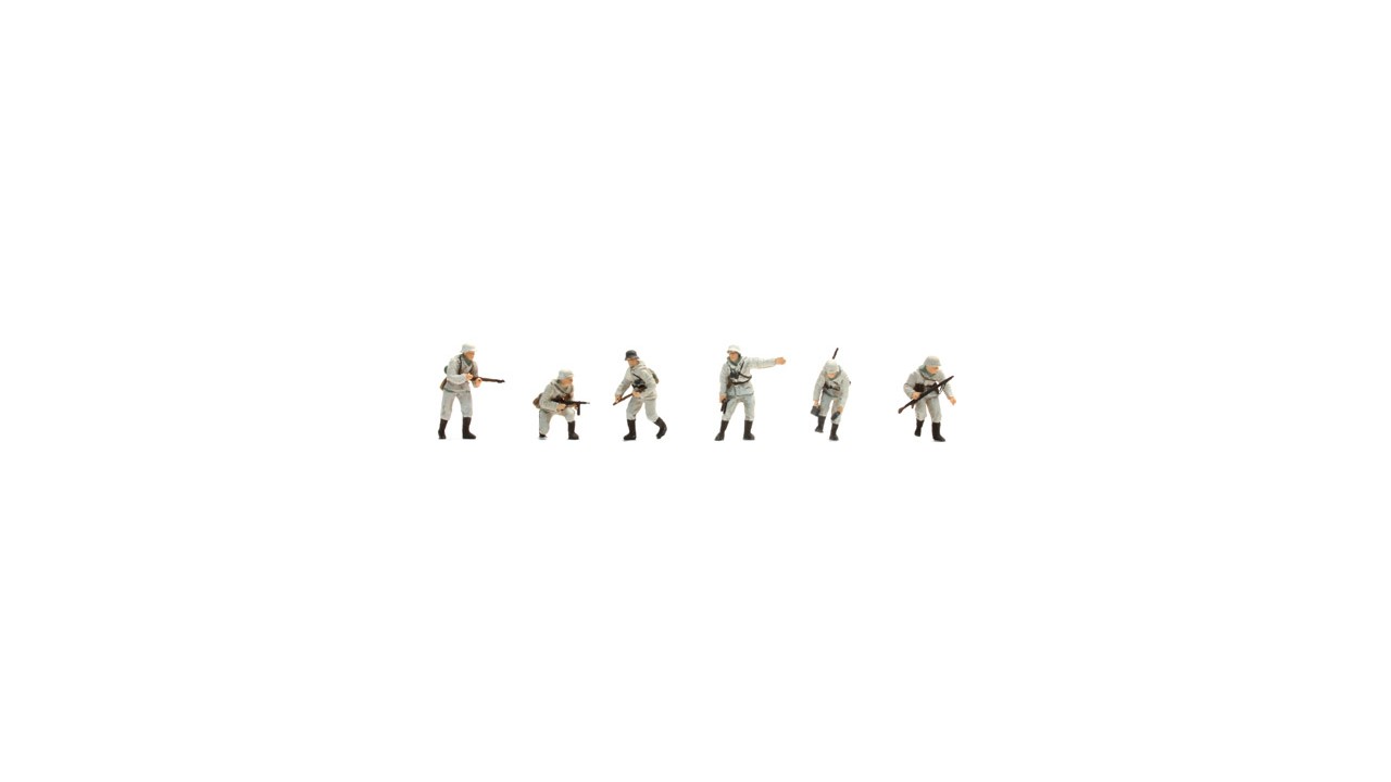 Uitloop - Set 1 Deutsche Inf. Winteruniform (6 fig)