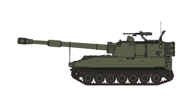 NL M109 A2, gevechtsklaar