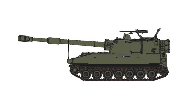 NL M109 A2, Treinlading