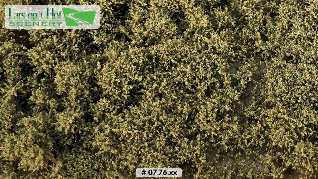 Struiken olijfgroen - laag, 15 x 21 cm