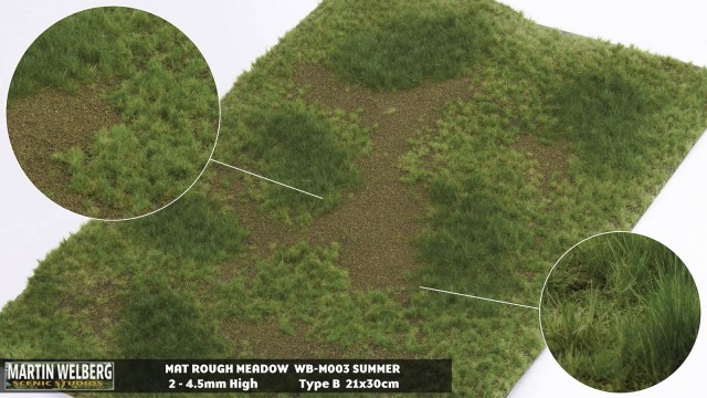 Rough Meadow Summer B – mat 30*21 cm