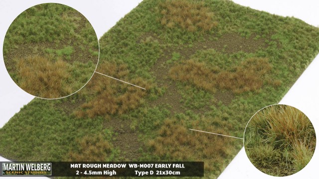 Rough Meadow Early Fall D – mat 30*21 cm