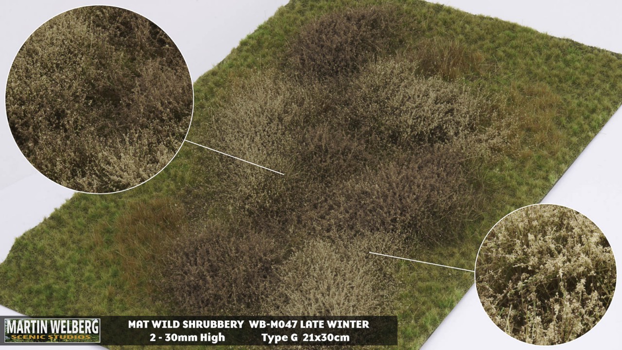 Wilde struiken type G - 30x21cm