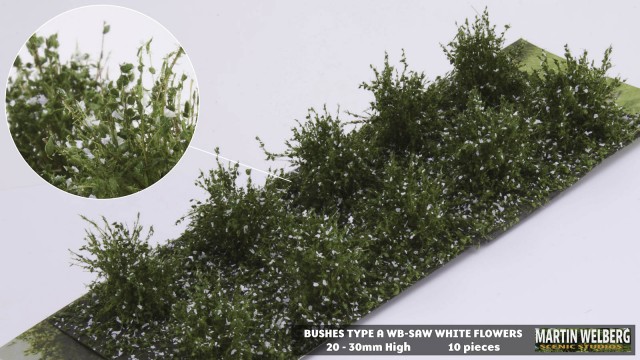 Bushes type A white – package 10 pcs.