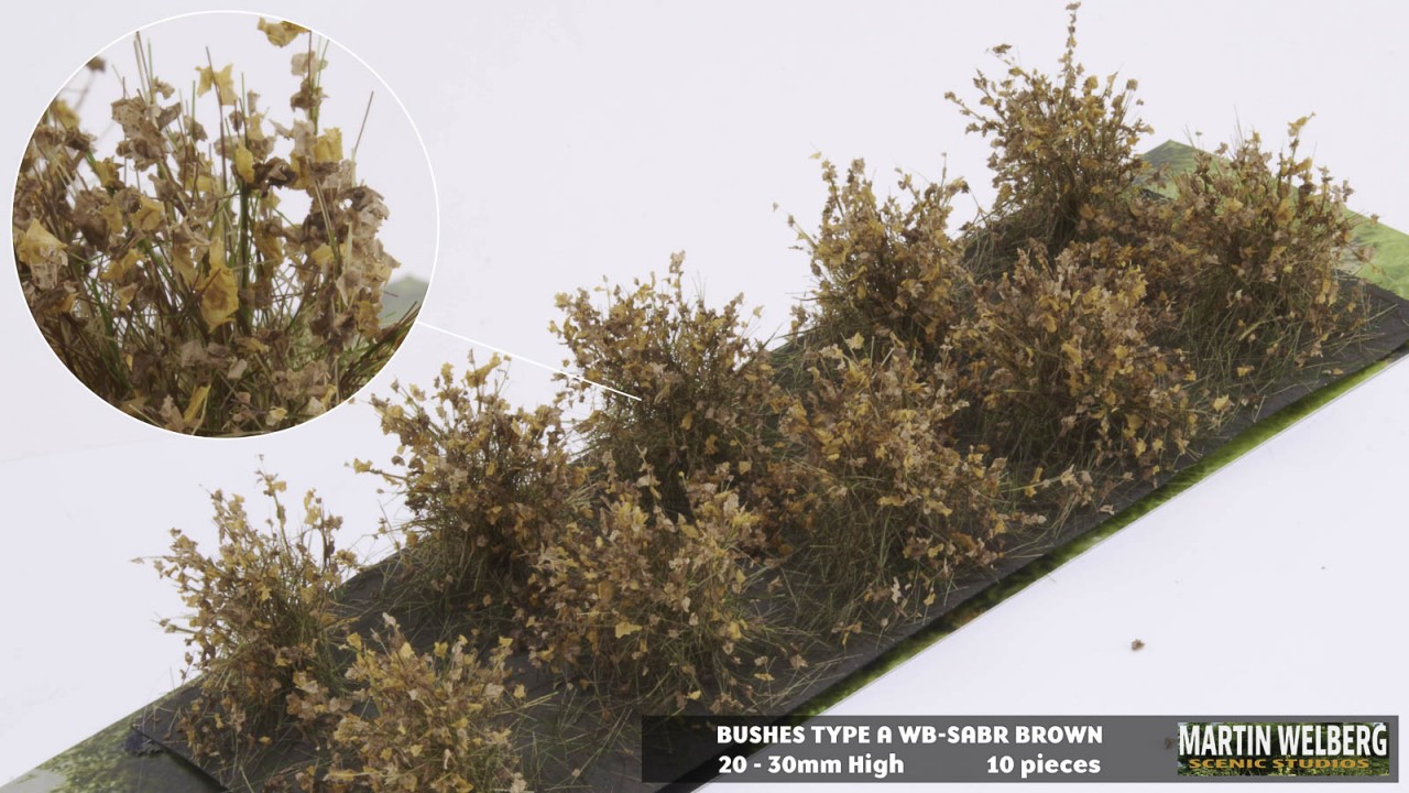 Bushes type A brown – package 10 pcs.