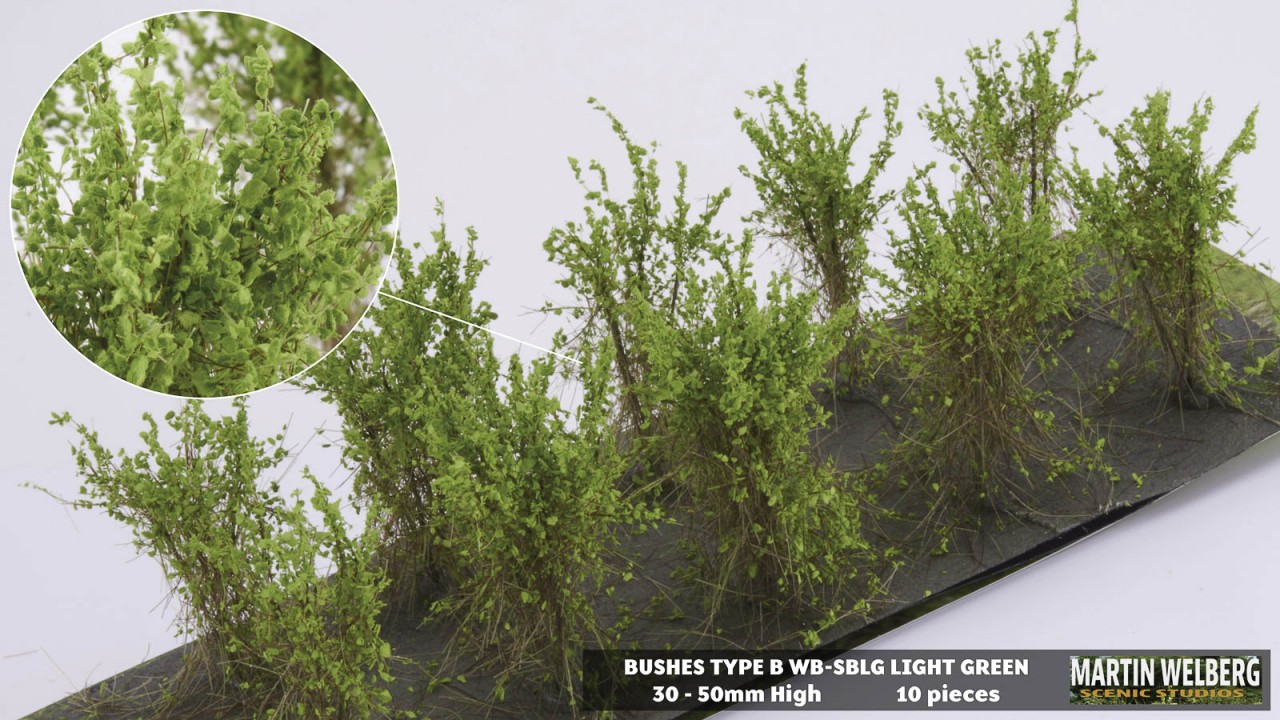Bushes type B light green – package 10 pcs.