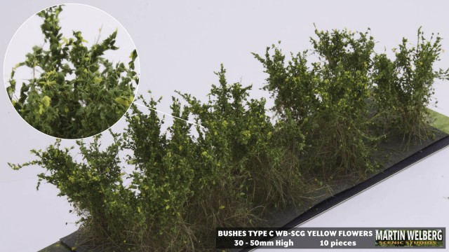 Bushes type C yellow – package 10 pcs
