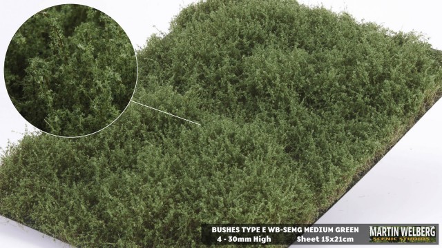Bushes type E Medium Green High – package 21x15