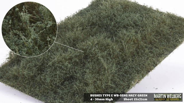 Bushes type E Hazy Green – package 21x15