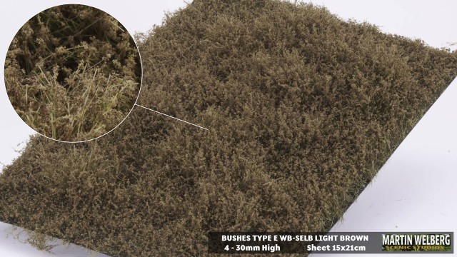 Bushes type E Light Brown – package 21x15
