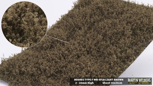 Bushes type F Light Brown – package 21x15
