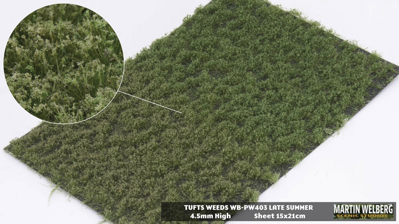 Pollen Gras 4.5mm late zomer - 15x21cm