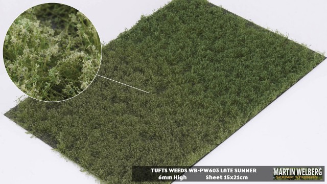 Tufts weeds 6mm late summer –  package 15x21