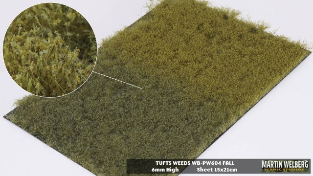 Tufts weeds 6mm fall –  package 15x21