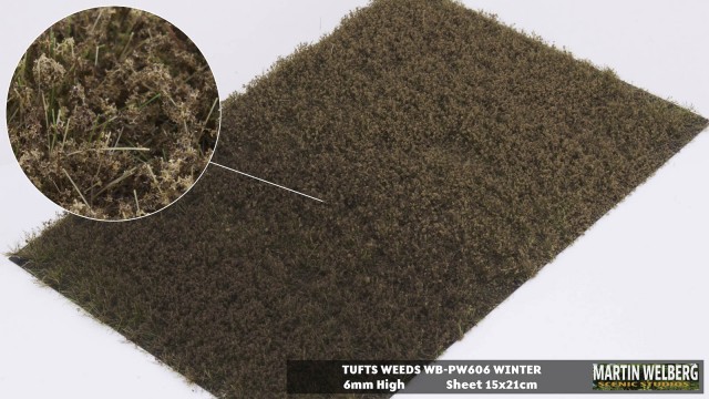 Tufts weeds 6mm fall/winter –  package 15x21