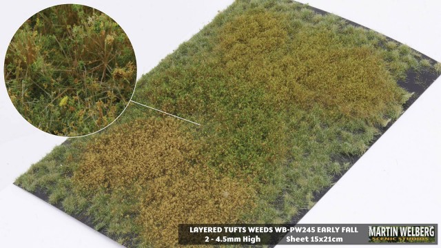 Gelaagde pollen Gras 2-4mm gouden zomer - 15x21cm