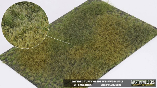 Gelaagde pollen Gras 2-6mm  - 15x21cm