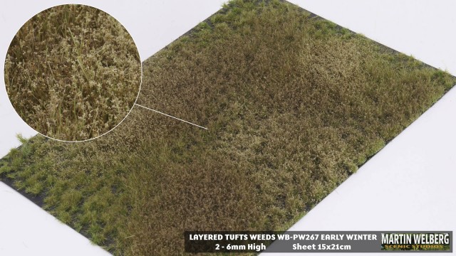 Gelaagde pollen Gras 2-6mm  - 15x21cm