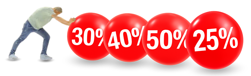 Wij ruimen deels op...